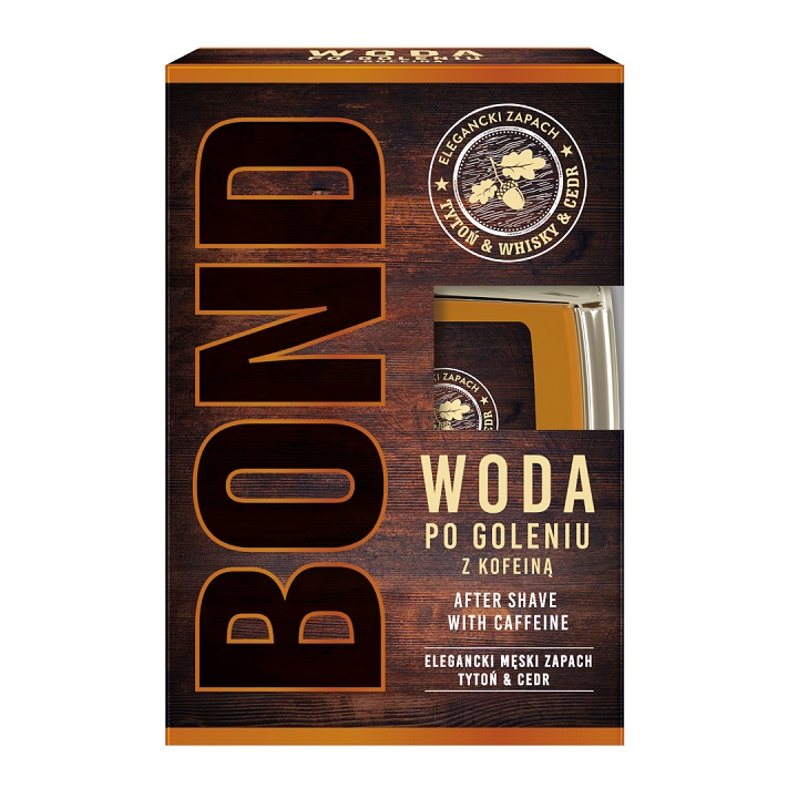 Bond Whisky woda po goleniu z kofeiną 100ml