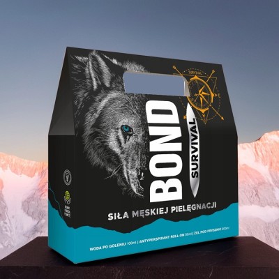 Bond Survival zestaw woda po goleniu 100ml + żel pod prysznic 200ml + antyperspirant roll-on 50ml