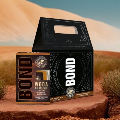 Bond Whisky zestaw upominkowy woda po goleniu 100ml + dezodorant 150ml