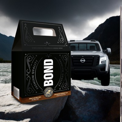 Bond Whisky zestaw upominkowy woda po goleniu 100ml + dezodorant 150ml