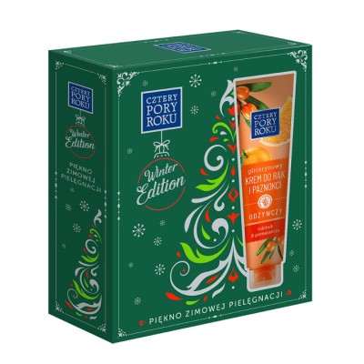 Cztery Pory Roku Piękno Zimowej Pielęgnacji zestaw upominkowy żel pod prysznic 300ml + krem do rąk 130ml