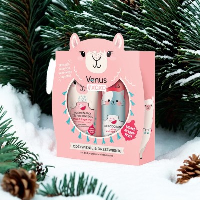 Venus XOXO Owocowe Odświeżenie zestaw żel pod prysznic 250ml + dezodorant 150ml