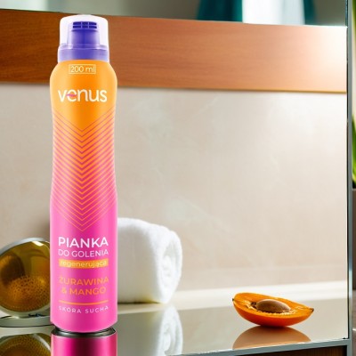 Venus Żurawina & Mango pianka do golenia dla kobiet 200ml