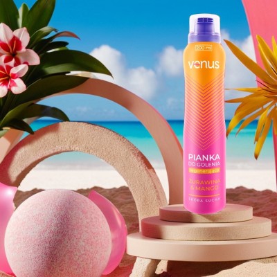 Venus Żurawina & Mango pianka do golenia dla kobiet 200ml