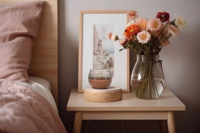 Bispol Aura sn69-406 ŚWIĄTECZNE PRZYPRAWY świeca zapachowa w karbowanym szkle - 18h