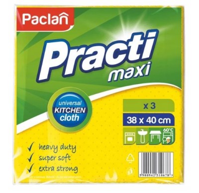 Paclan Practi Maxi uniwersalna ścierka 38 x 40 cm 3 sztuki