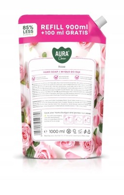 Bispol Aura Care Velvet Rose mydło w płynie doypack 1000ml