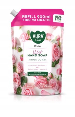 Bispol Aura Care Velvet Rose mydło w płynie doypack 1000ml