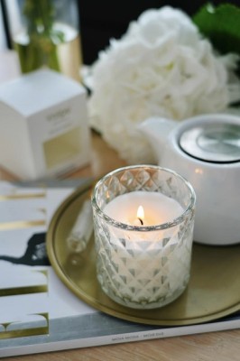 Bispol VC-001-458 Valpe AKSAMITNY BUKIET świeca zapachowa w kryształowym szkle