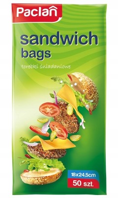 Paclan śniadaniowe torebki papierowe 50 sztuk