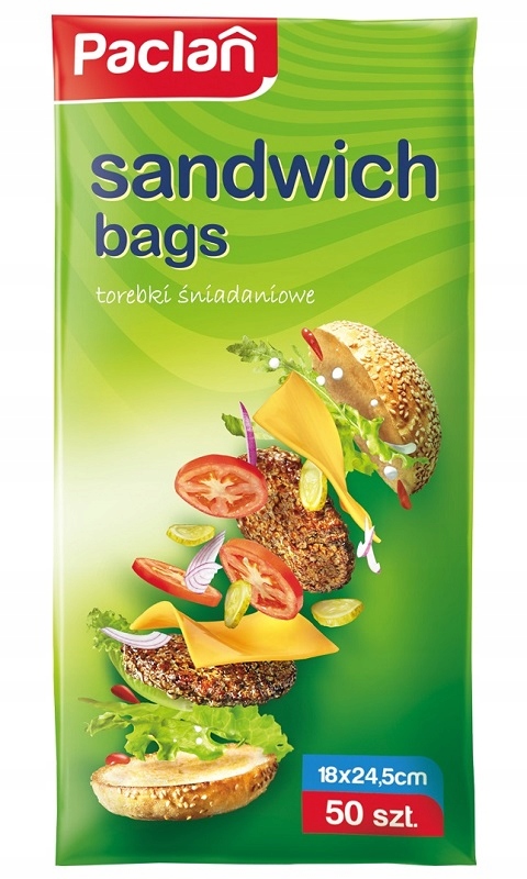 Paclan śniadaniowe torebki papierowe 50 sztuk