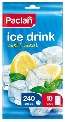 Paclan samozamykające woreczki do lodu na 240 kostek 10 woreczków