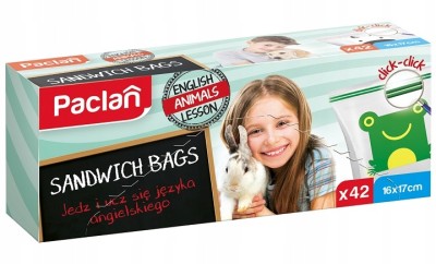 Paclan śniadaniowe woreczki z podwójną struną 42 sztuki