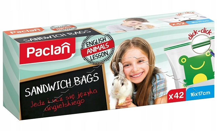 Paclan śniadaniowe woreczki z podwójną struną 42 sztuki