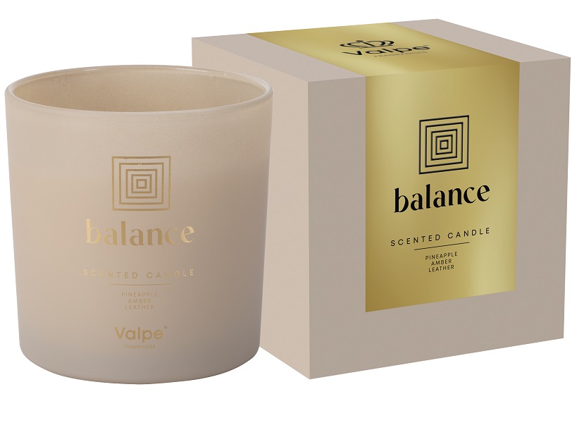 Bispol sn100m-080-388 Valpe BALANCE świeca zapachowa w matowym szkle z dwoma knotami