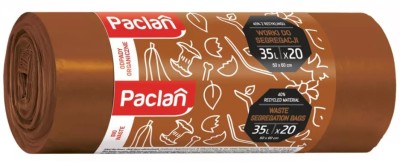 Paclan brązowe worki do segregacji odpadów BIO 35l 20 szt.