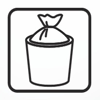 Paclan niebieskie worki do segregacji odpadów papier 35l 20 sztuk.
