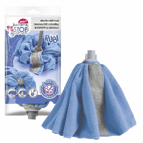 York Bacteria Stop Rubi końcówka do mopa z mikrofibry 1 sztuka