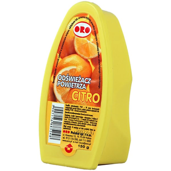 Oro Cytrynowy odświeżacz powietrza w żelu 150g