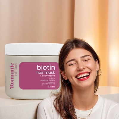 Romantic Professional Biotin maska do włosów 500ml