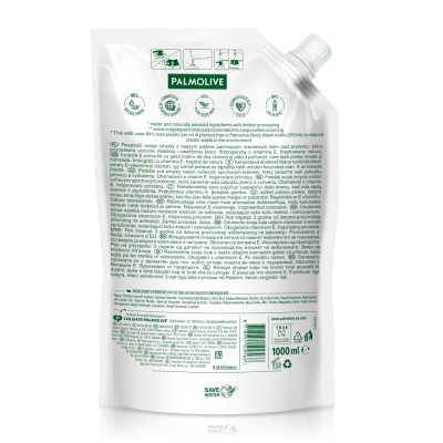 Palmolive Milk & Honey żel pod prysznic w opakowaniu zapasowym 1L