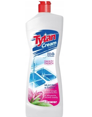 Tytan Flower uniwersalne mleczko czyszczące o kwiatowym zapachu 900g