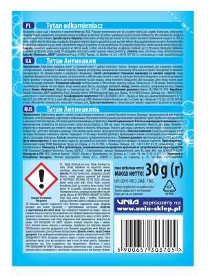 Tytan odkamieniacz w proszku display 20 x 30g