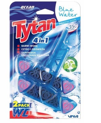 Tytan Blue Water czterofunkcyjna zawieszka barwiąca wodę 2 x 40g