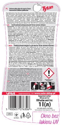 Tytan Zielone Jabłuszko koncentrat płyn uniwersalny 1l