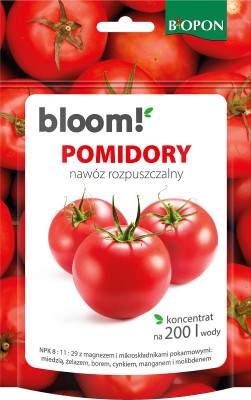 Biopon bloom! rozpuszczalny nawóz koncentrat do pomidorów 200g