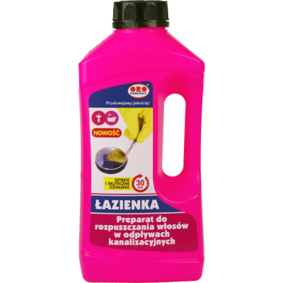Oro Perfekt preparat do rozpuszczania włosów w odpływach kanalizacyjnych 800ml