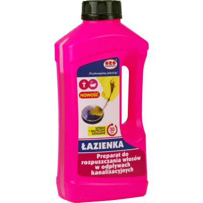 Oro Perfekt preparat do rozpuszczania włosów w odpływach kanalizacyjnych 800ml