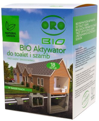 Oro Bio enzymatyczny aktywator do szamb i WC  18 saszetek x 25g