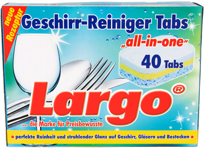 Largo All in One tabletki do zmywarek 40 sztuk