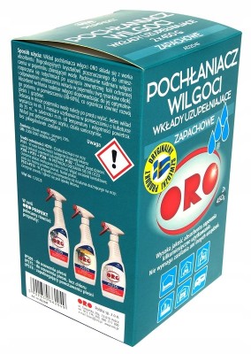 Oro Fresh pochłaniacz wilgoci wkłady uzupełniające 2 x 450g