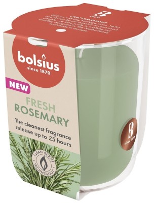 Bolsius True Scents Rozmaryn świeca zapachowa 80/73 w szkle