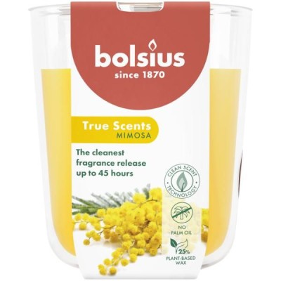 Bolsius True Scents Mimoza świeca zapachowa 97/85 w szkle