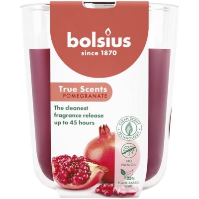Bolsius True Scents Granat świeca zapachowa 97/85 w szkle