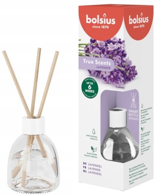 Bolsius True Scents LAWENDA dyfuzor zapachowy z patyczkami - 60ml