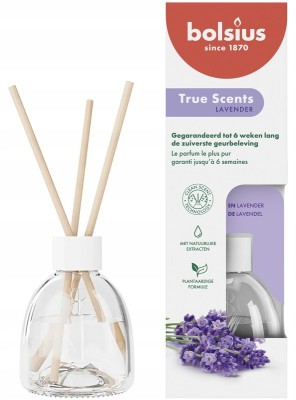 Bolsius True Scents LAWENDA dyfuzor zapachowy z patyczkami - 60ml