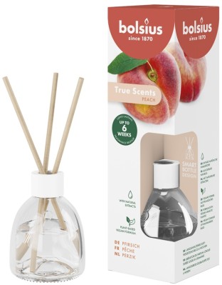 Bolsius True Scents BRZOSKWINIA dyfuzor zapachowy z patyczkami - 60ml
