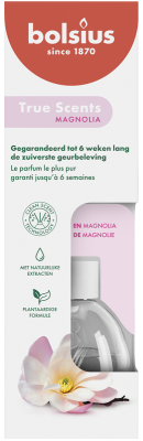 Bolsius True Scents MAGNOLIA dyfuzor zapachowy z patyczkami - 60ml