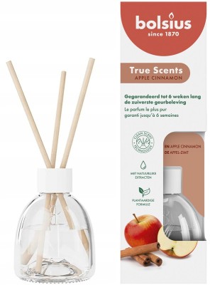 Bolsius True Scents JABŁKO - CYNAMON dyfuzor zapachowy z patyczkami - 60ml