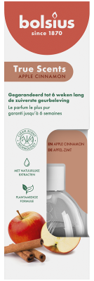 Bolsius True Scents JABŁKO - CYNAMON dyfuzor zapachowy z patyczkami - 60ml