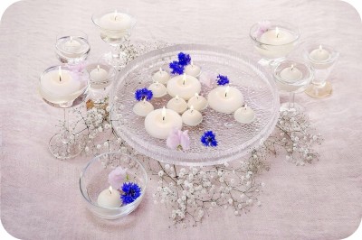 Bolsius Biała świeca pływająca 12 sztuk