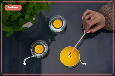 Bolsius True Citronella podgrzewacze zapachowe 4 godzinne - 18 sztuk