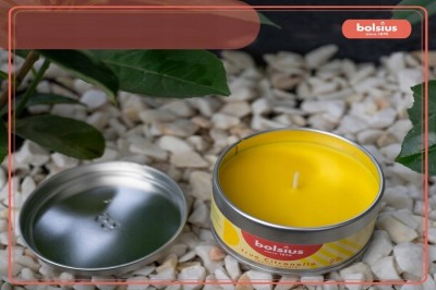 Bolsius True Citronella świeca zapachowa 49/80 w puszce