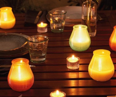 Bolsius Patiolight Citronella Koralowa świeca zapachowa 94/91 w szkle