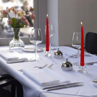 Bolsius Czerwona świeca stołowa szpica 245/24mm - 4 sztuki