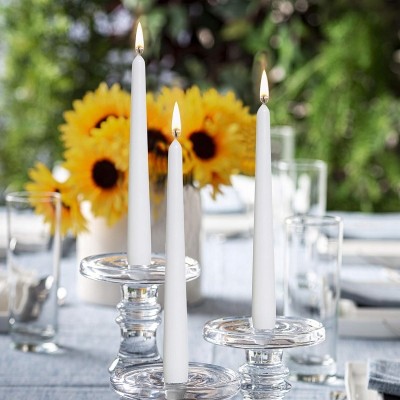 Bolsius Żółta świeca stołowa szpica 245/24mm - 12 sztuk